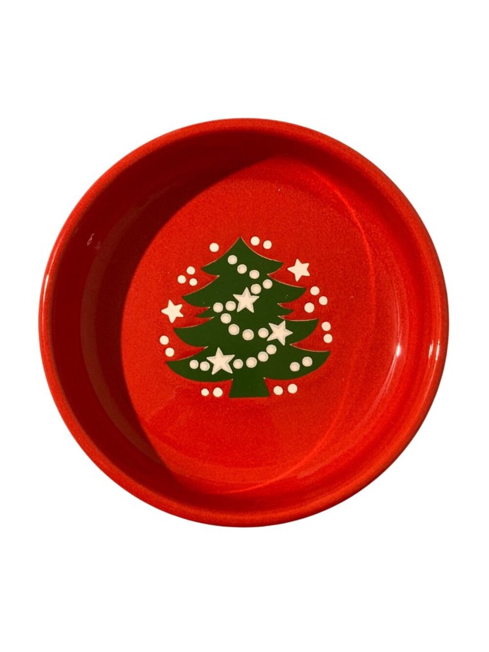 Waechterbach Christmas Tree Pattern 8" Serving Bowl Plate Made in Germany